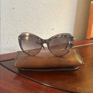 Longchamp Sunglasses with Brown Case